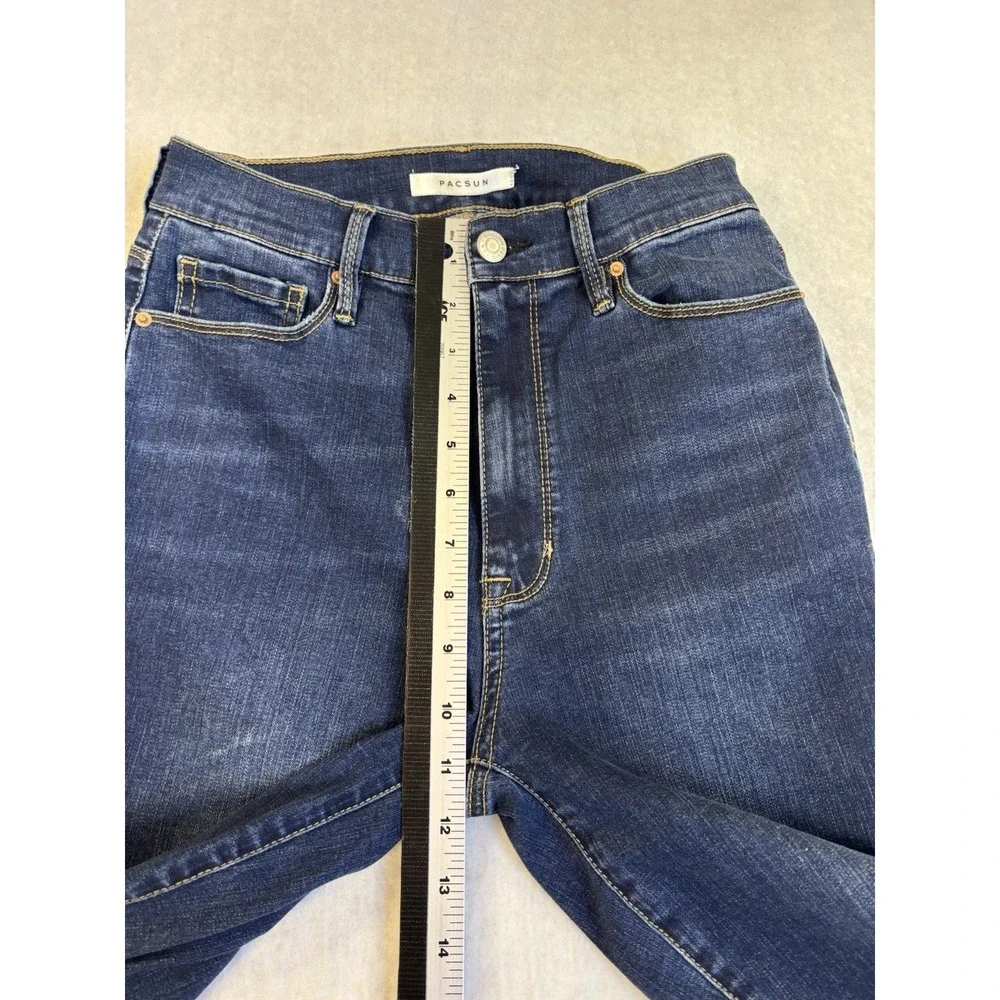 PACSUN Women's 26 Two-Tone‎ Super High Rise Jegging Flair Sexy Indie Sleeze